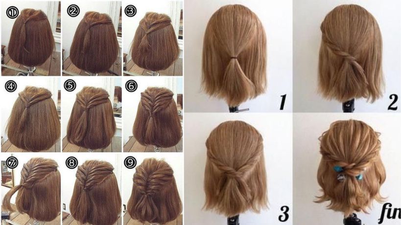 10 Coiffures Mignonnes et Faciles pour Enfants à faire sur Cheveux