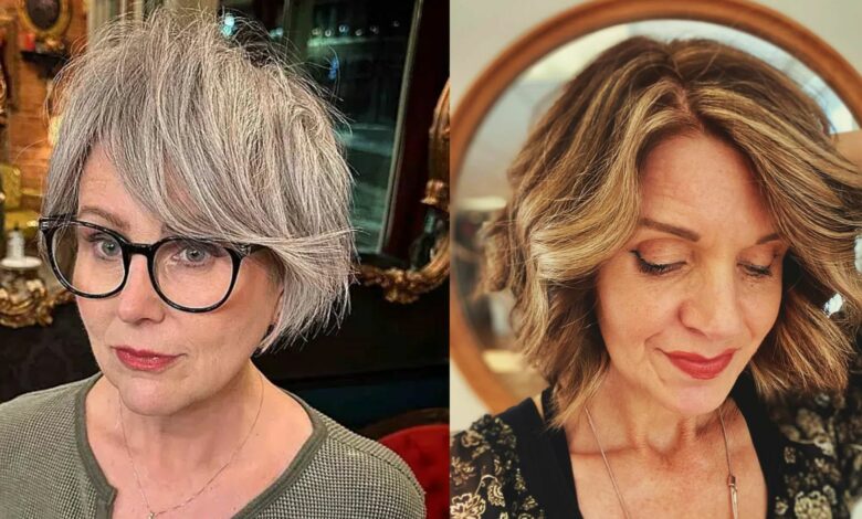 Coupes cheveux 2024 pour femme 50 ans