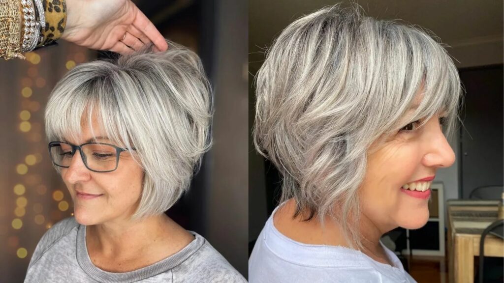 Mettre en valeur les cheveux gris 